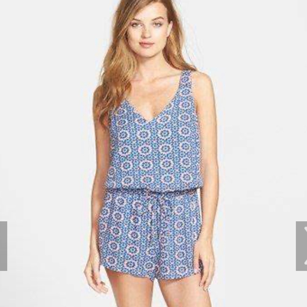 Ella Moss V Neck Romper XS NEW!